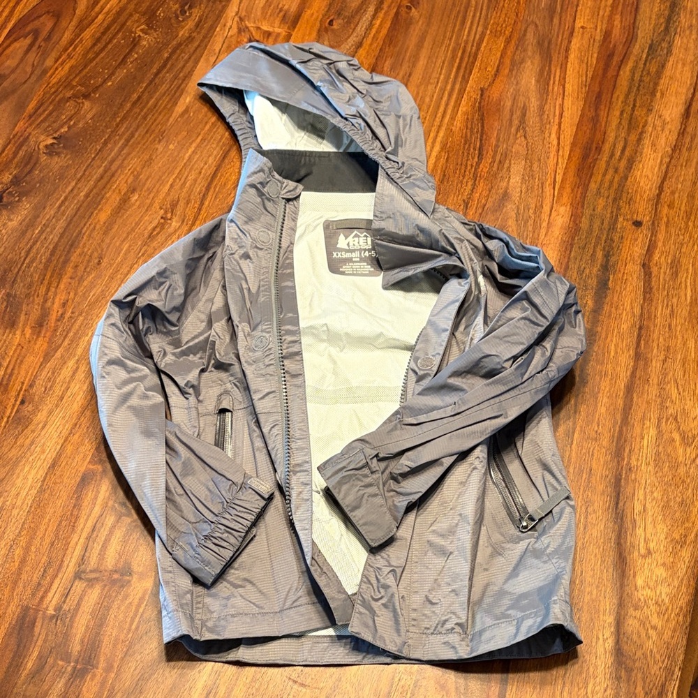 REI kids Rainier Rain Jacket